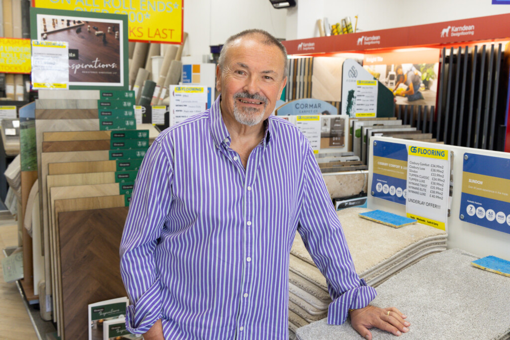 A photo of Greg Stone, the owner of Greg Stone Flooring.